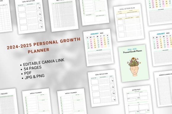 2024 – 2025 Personal Growth Planner: A Comprehensive Tool for Self-Improvement