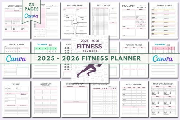 2025 - 2026 Fitness Planner: A Comprehensive Guide to Organizing Your Health Journey