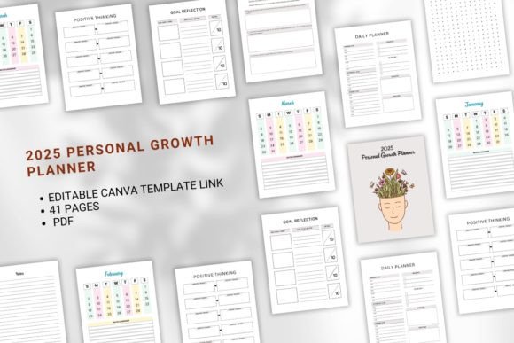 2025 Personal Growth Planner: A Comprehensive Guide to Achieving Your Goals