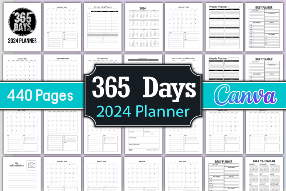 365 Days 2024 Planner - Editable: A Versatile Tool for Modern Organization