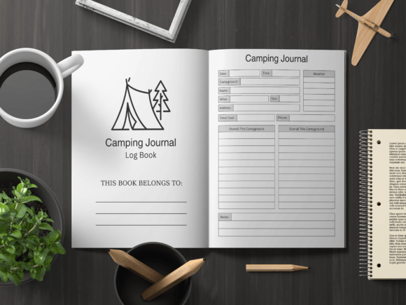 Camping Journal Log Book