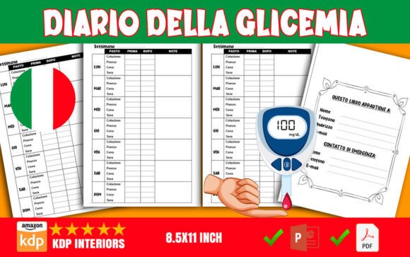 DIARIO DELLA GLICEMIA Blood Sugar