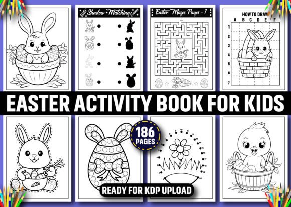 Easter Activity Book for Kids - KDP