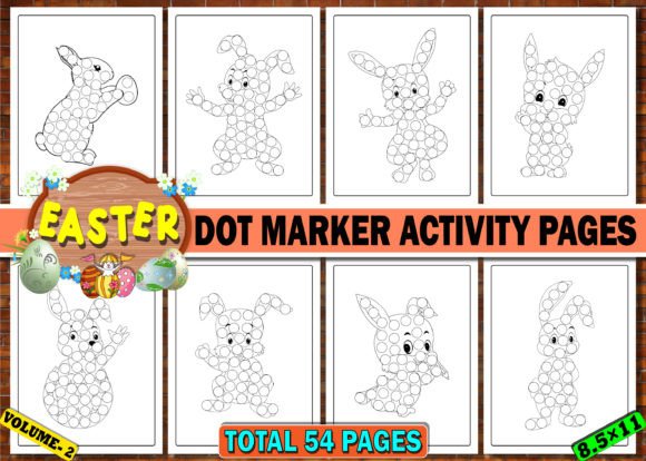 Easter Dot Markers Activity Pages - Kdp