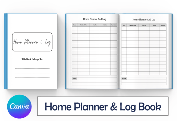 Home Planner and Log Book