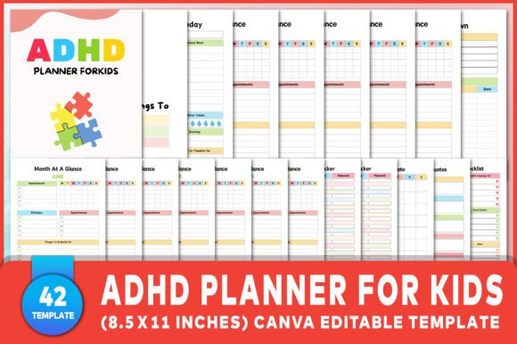 How the Editable ADHD Planner for Kids Can Transform Daily Organization