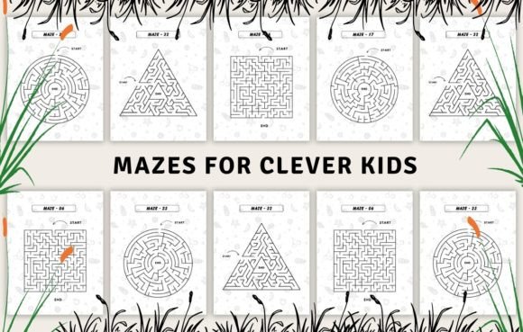 Mazes for Clever Kids: A Strategic Tool for Cognitive Growth and Creative Development