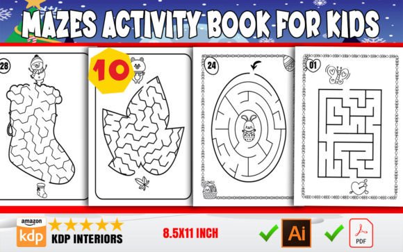 Mazes Pages for Kids – KDP: A Creative and Profitable Opportunity
