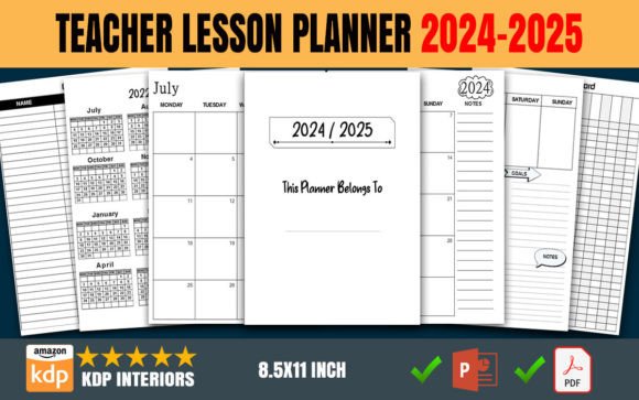 Teacher Lesson Planner 2024-2025 – KDP Interiors: A Comprehensive Tool for Educators