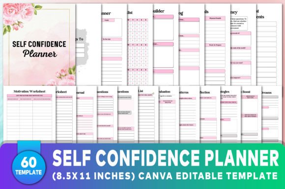 Unlock Your Potential with the Editable Self Confidence Planner