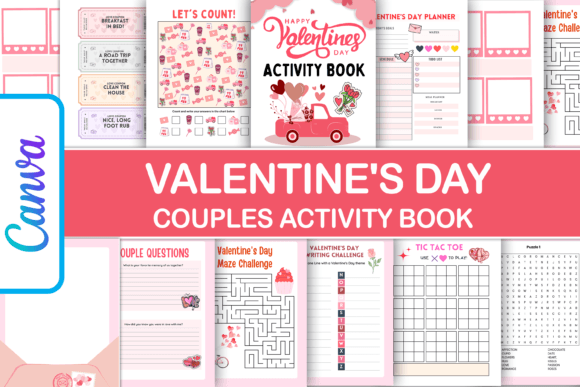 Valentine’s Day Couple’s Activity Book: A Strategic Tool for Connection and Creativity