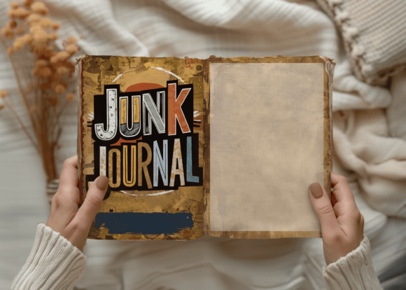 Vintage Junk Journal: A Creative Tool for Low-Content Businesses